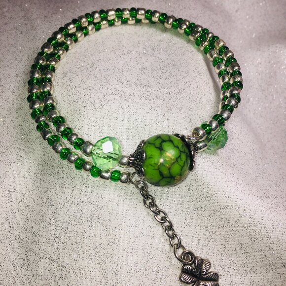 Wire Wrap Bracelet with Charm - Picture 7 of 14